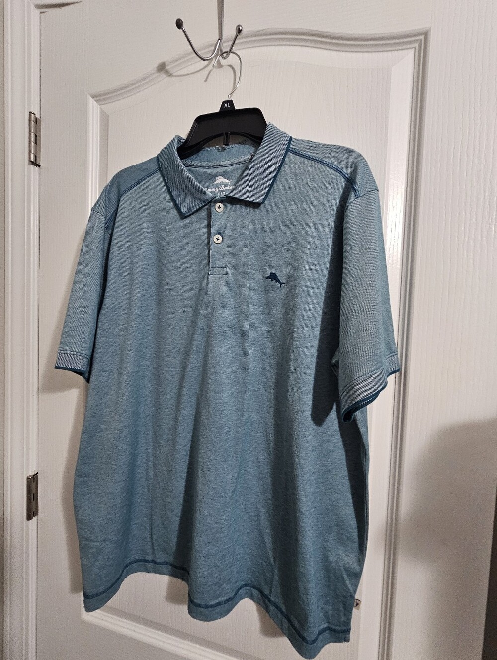 Tommy Bahama Men's Polo Shirt sunset del mar polo, size Large  NWT